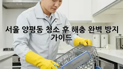 서울 양평동 청소 후 해충, 완벽 방지 가이드!